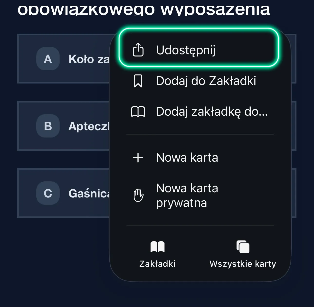 Instrukcja iOS krok 1